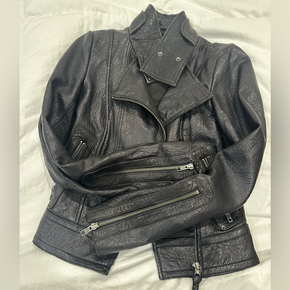 Leather jacket XXS